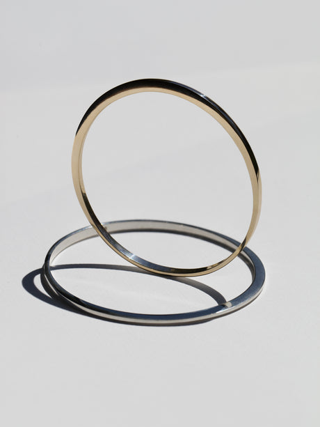LE VERTIGE Bracelet Slim Argent et Vermeil - Bijoux design moderne