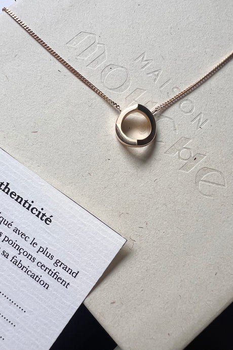 LE SECRET collier or 18k - Bijoux design moderne