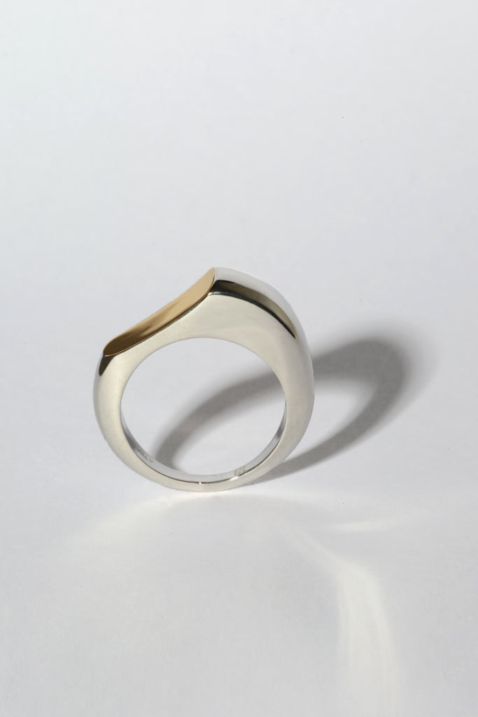 LA MAJESTÉ bague bicolore - Maison Mouche bijoux classiques pas classiques