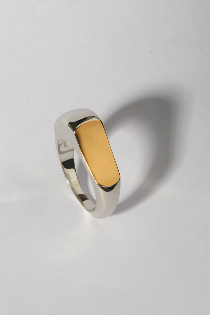 LA MAJESTÉ bague bicolore - Maison Mouche bijoux classiques pas classiques